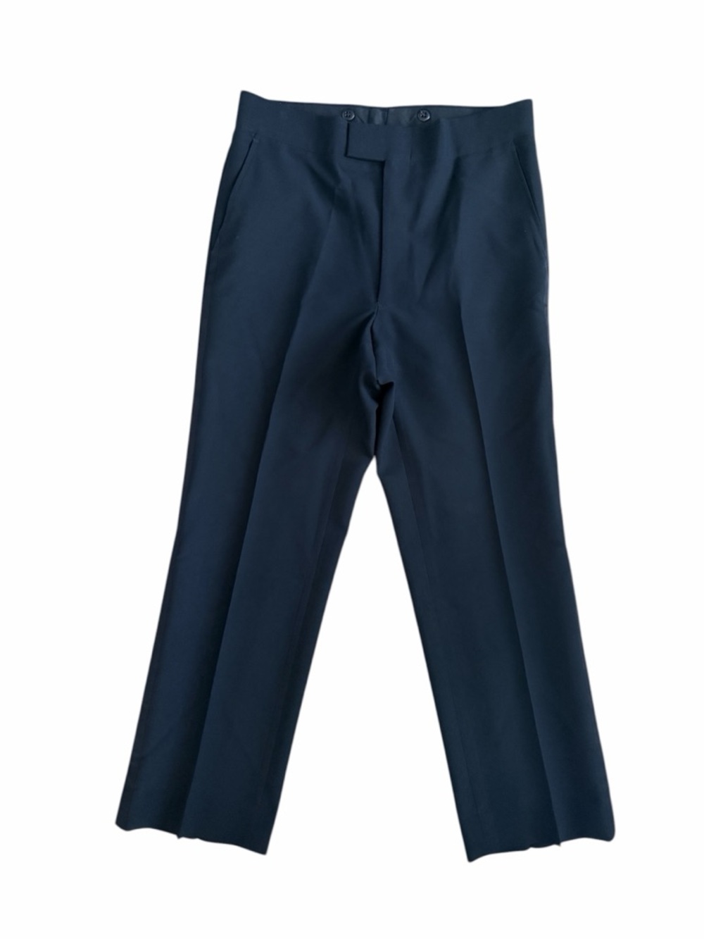 Classic Straight-Leg Tuxedo Trousers, Size 36R